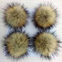 10 12 15cm false hairball hat ball pom pom handmade diy artificial wool ball wholesale cap accessories pompom with buckle
