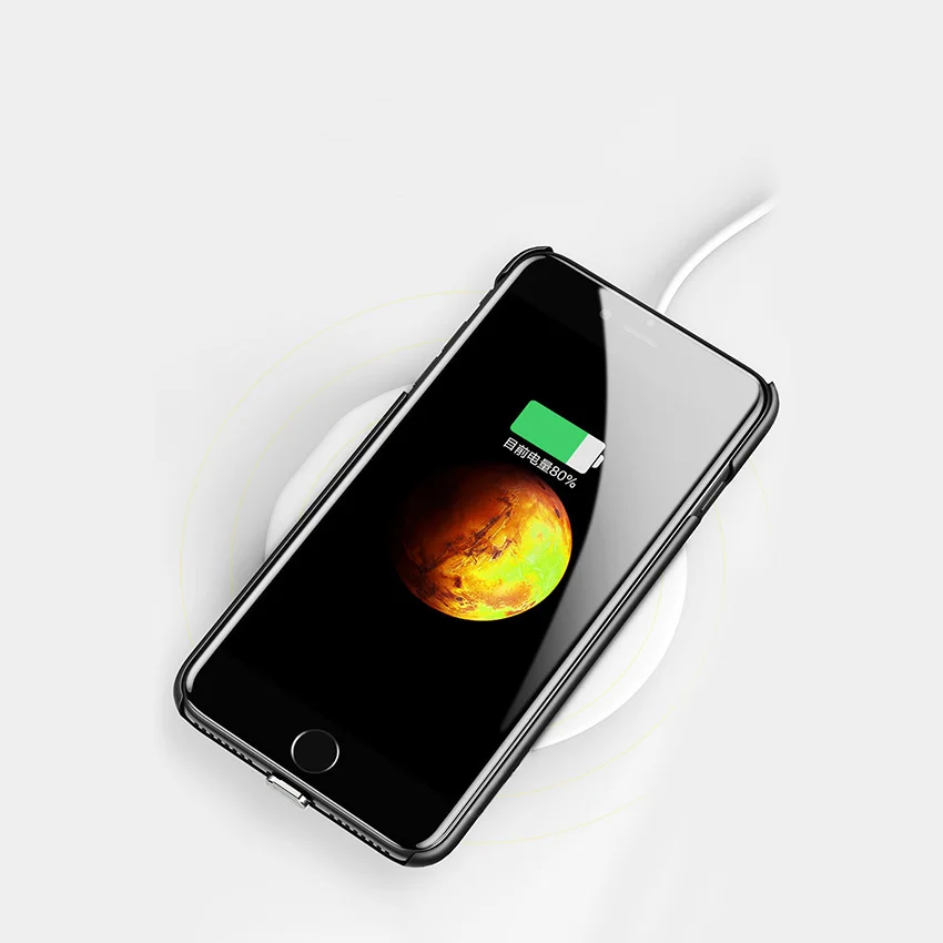Беспроводное зарядное устройство Qi Receiver чехол для iphone 6 Plus 6s + беспроводное чехлы