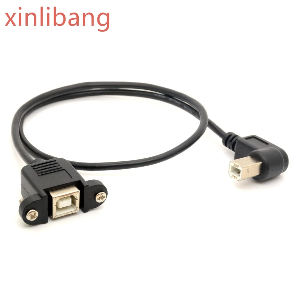 Удлинительный кабель для принтера USB 2 0 B адаптер штекер гнездо 90 градусов разъем