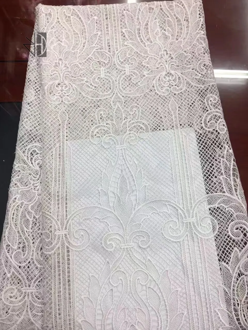 Красивый внешний вид вышивка французская Кружевная Ткань 5 ярдов для свадебного