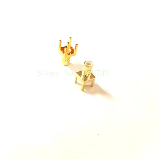 100 pcs SMB Jack with Male Center Pin in RF Connector Straight/Edge PCB Mount Post Terminal 4 Stud | Обустройство дома
