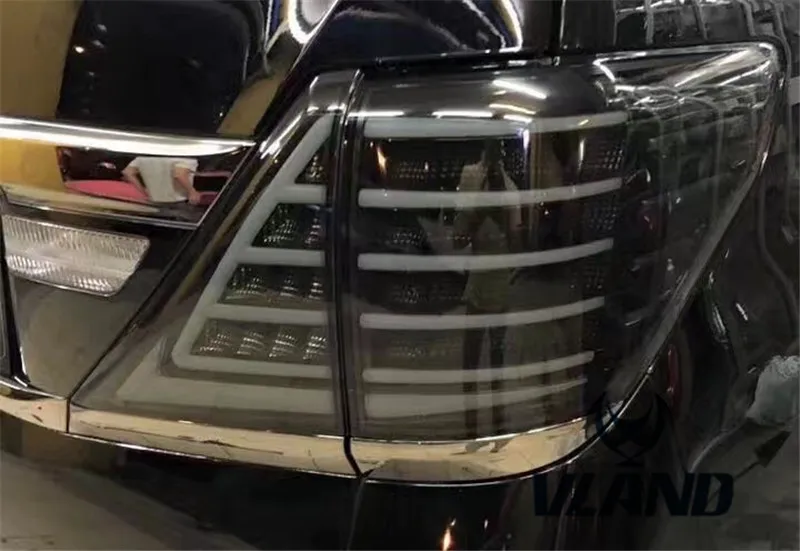 VLAND автомобильный габаритный задний фонарь для Toyota Alphard/Vellfire светодиодный задний фонарь 2008 2010 2012 Vellfire фонарь с DRL светодиодный движущийся singal plug and play