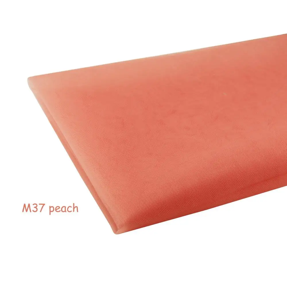 peach 10 м/лот, 160 см, середина, Жесткая сетка, тюль, ткань, платье-пачка, вечерние, свадебные украшения, 10 м/лот, можно смешивать цвета - Цвет: peach