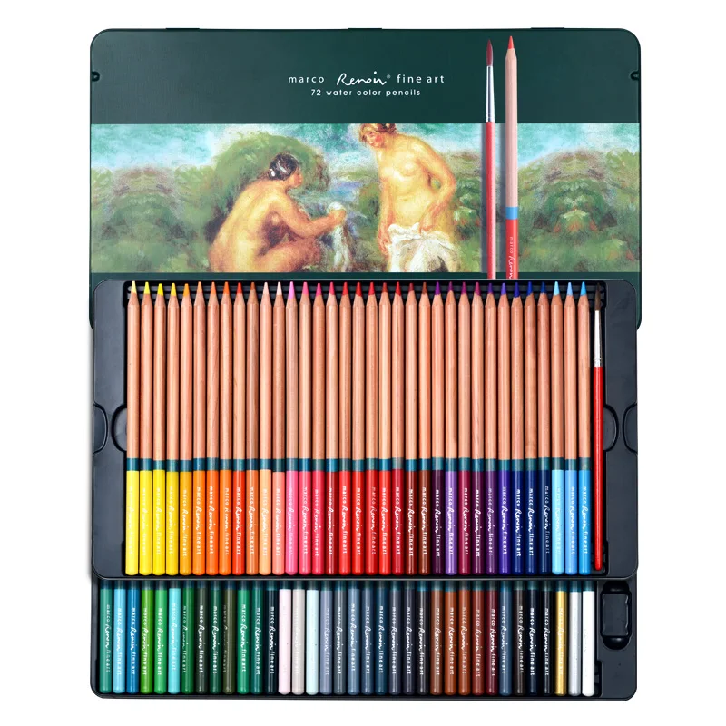 Marco Renoir 24/36/48/72/100 цветной маслянистый цвет цветные карандаши De Color es для цветных