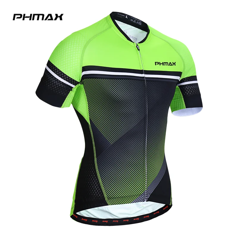 PHMAX короткий рукав Велоспорт Джерси лето MTB велосипедный костюм, трико Ropa Ciclismo велосипед из полиэстера велосипедная одежда