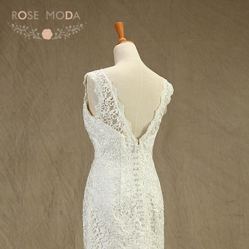 Кружевное свадебное платье с V образным вырезом и кристаллами|real photo|wedding dress