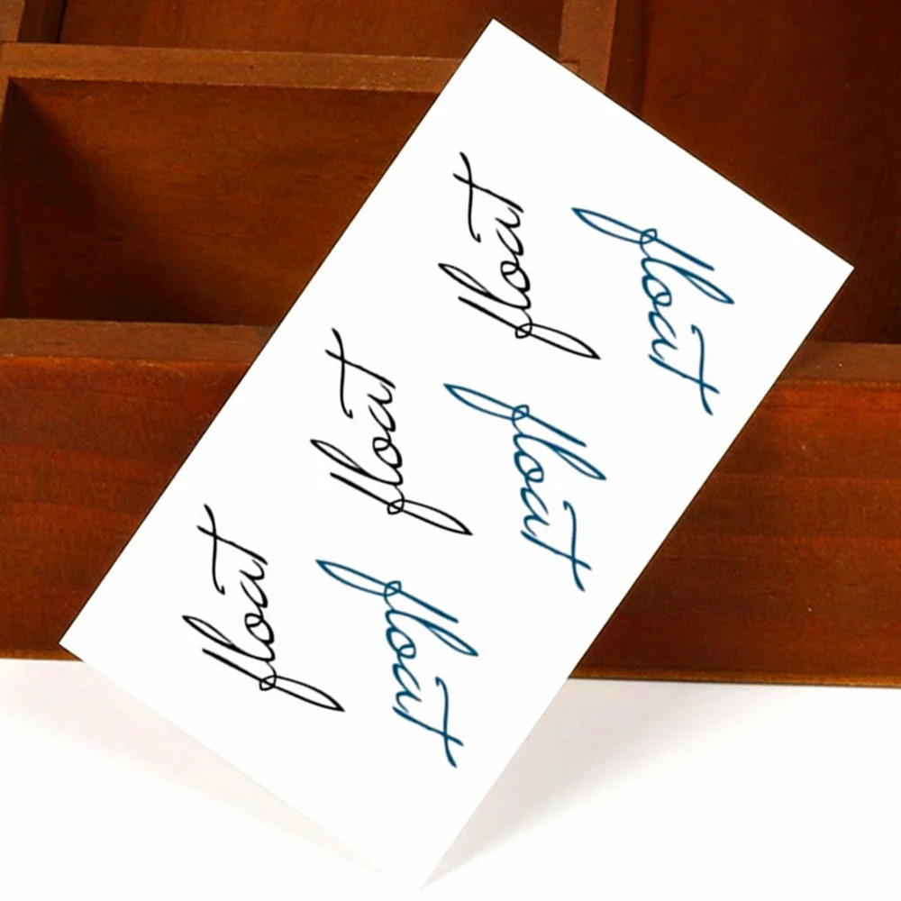 SHNAPIGN 25 стилей мини временная татуировка боди-арт черные аз дизайны наклейка для