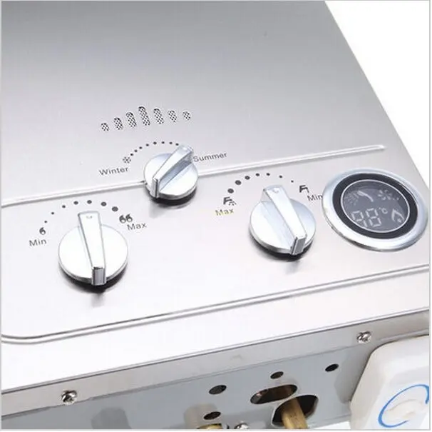 Водонагреватель газовый безрезервуарный 8 л 12 с ЖК дисплеем Ce 100%|gas hot water heater|gas