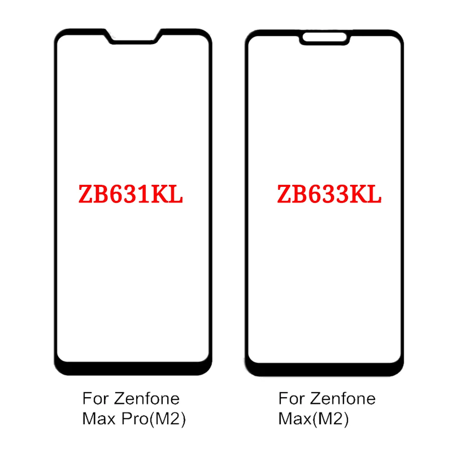 5D 6D 9D полное клеевое закаленное стекло для ASUS Zenfone MAX Pro M2 ZB631KL ZB633KL 6 26 ''полное