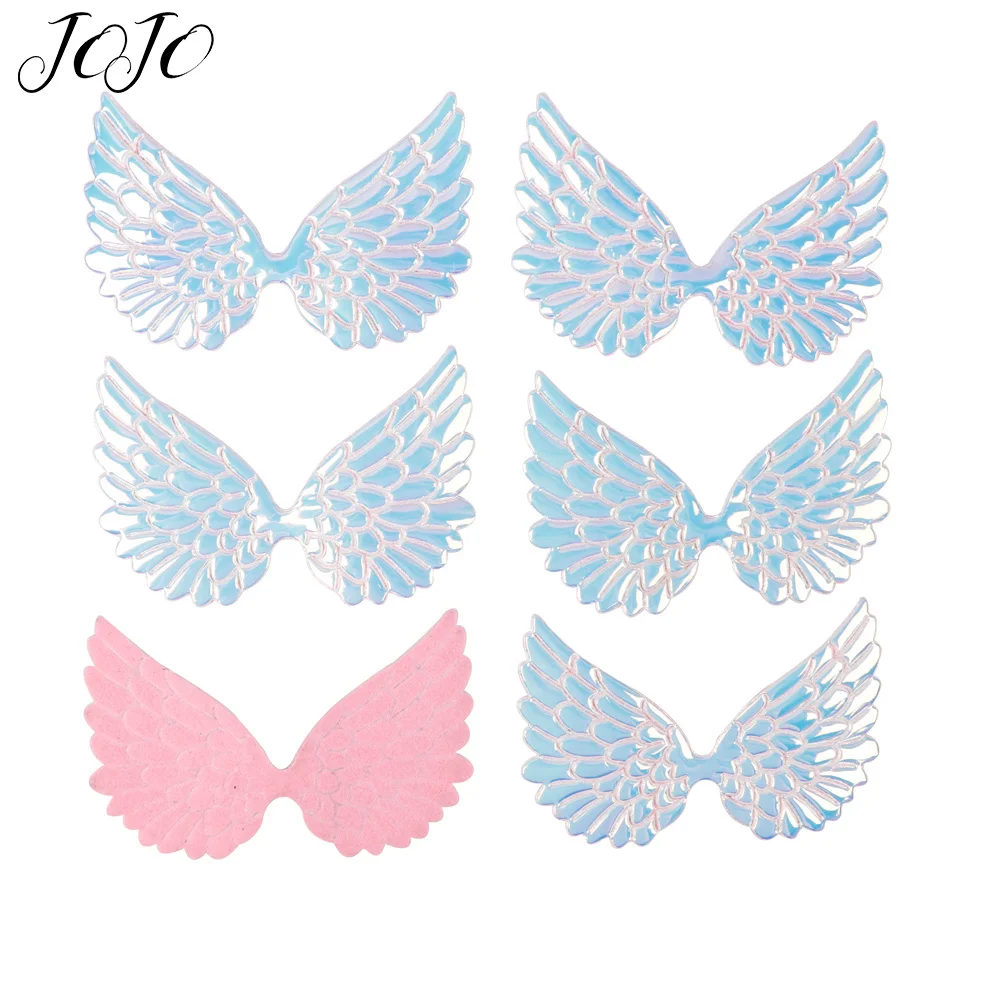 

JOJO BOWS Glitter Patches Solid Sparkly Wing Accessories For Needlework Garments Sewing Decoration DIY Handmade Crafts Supplies