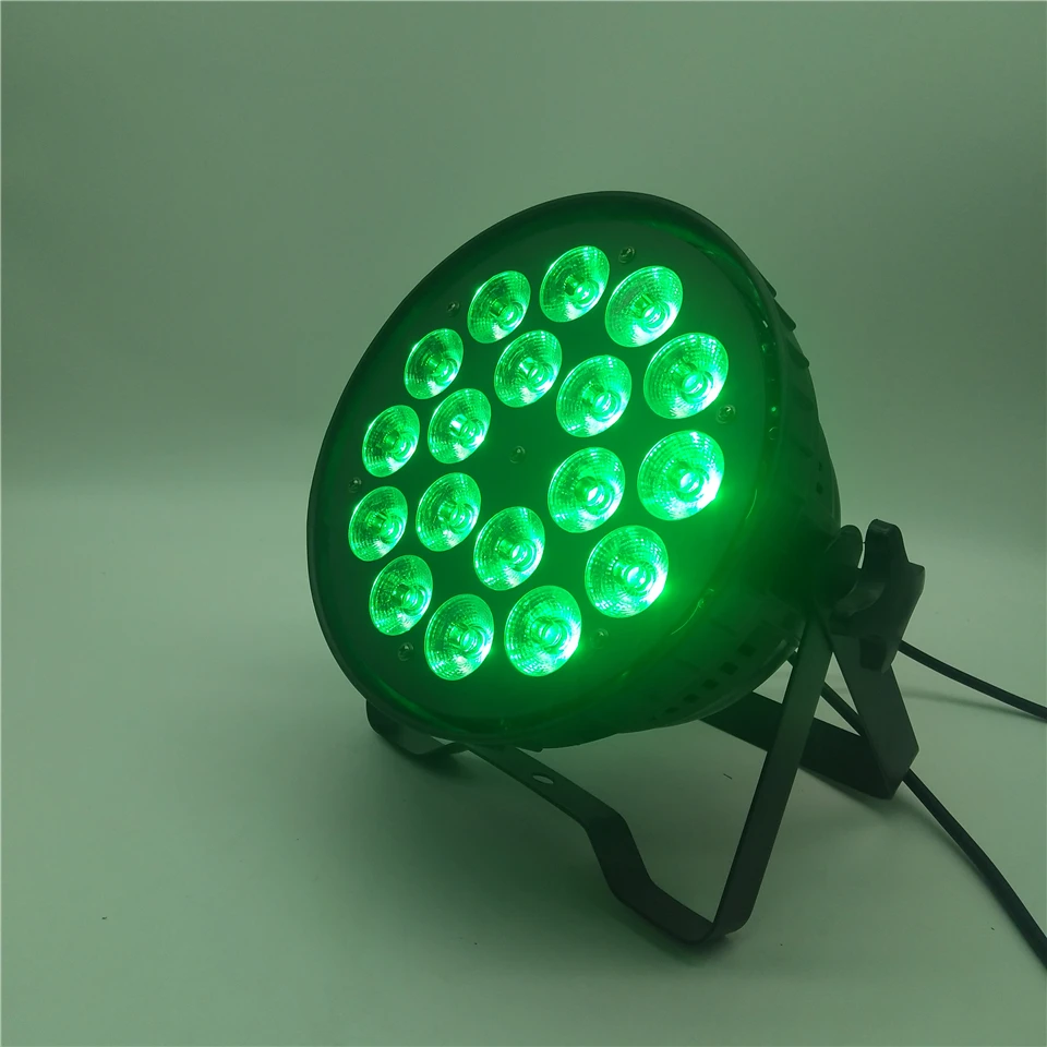 Кейс + 8 шт./18x12 Вт RGBW 4в1 светодиодный Par свет DMX512 сценический цветной панельный KTV