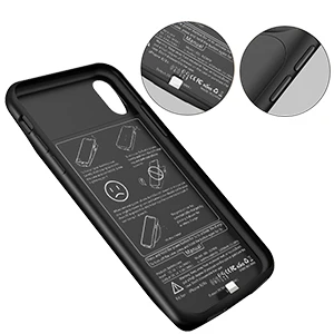 Беспроводной чехол для аккумулятора для iphone X XS XR Xs Max 11 pro Чехол для аккумулятора Qi чехол для беспроводной зарядки для iphone 11 11 pro max
