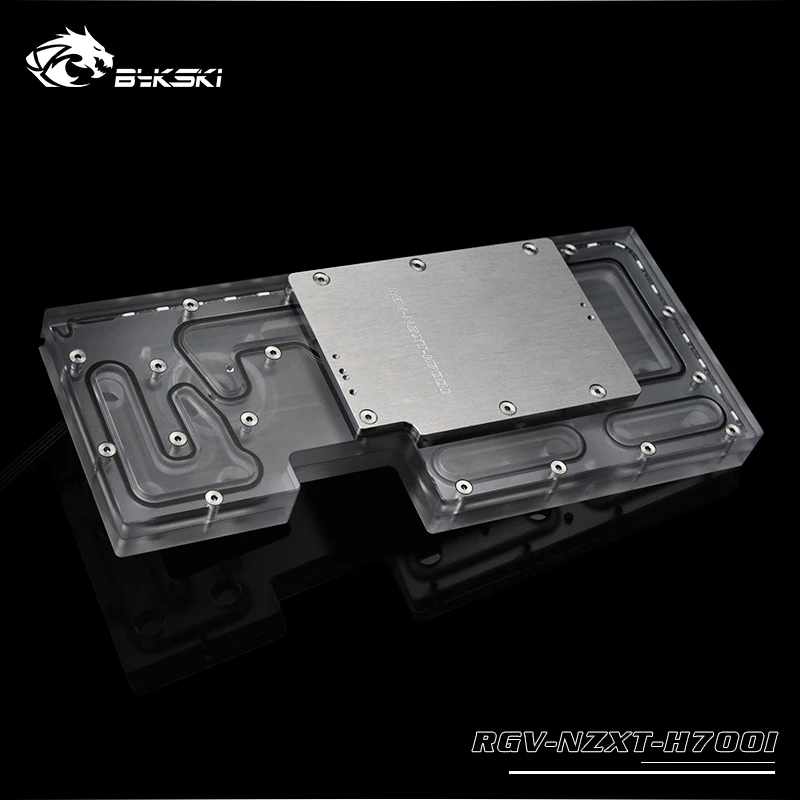 Bykski водный охладитель водной плиты для NZXT H700B Case, RBW(5 V), подходит для водяного охлаждения здания