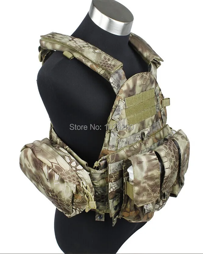 TMC 6094 тактический жилет военные/airsoft с molle мешочки Kryptek mandrake ткани + Бесплатная