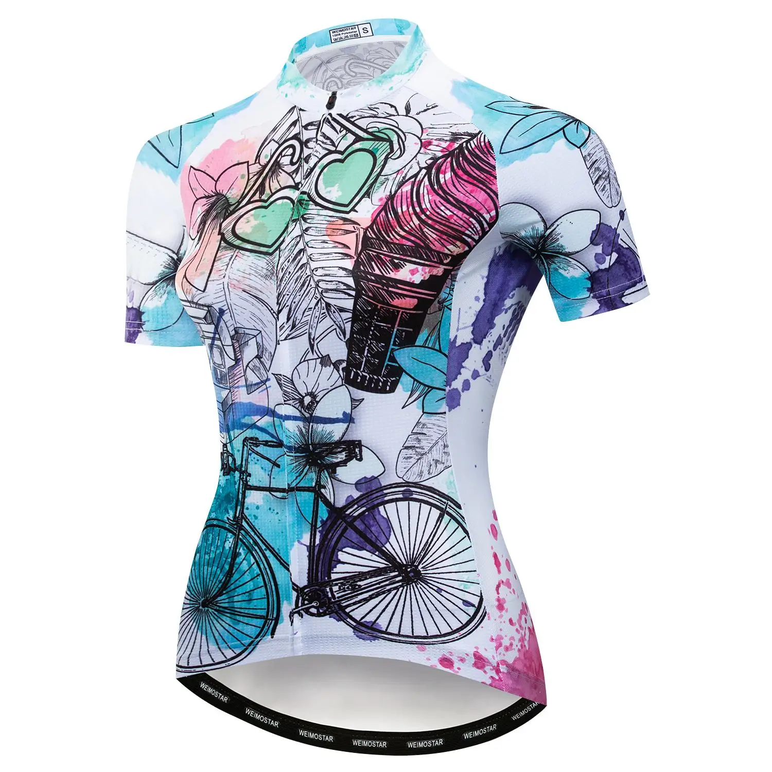 

Weimostar Pro Cycling Jersey Women Bike team Summer Short Sleeve Bike Jersey Shirt Maillot mtb Ciclismo Bicycle Clothing Tops