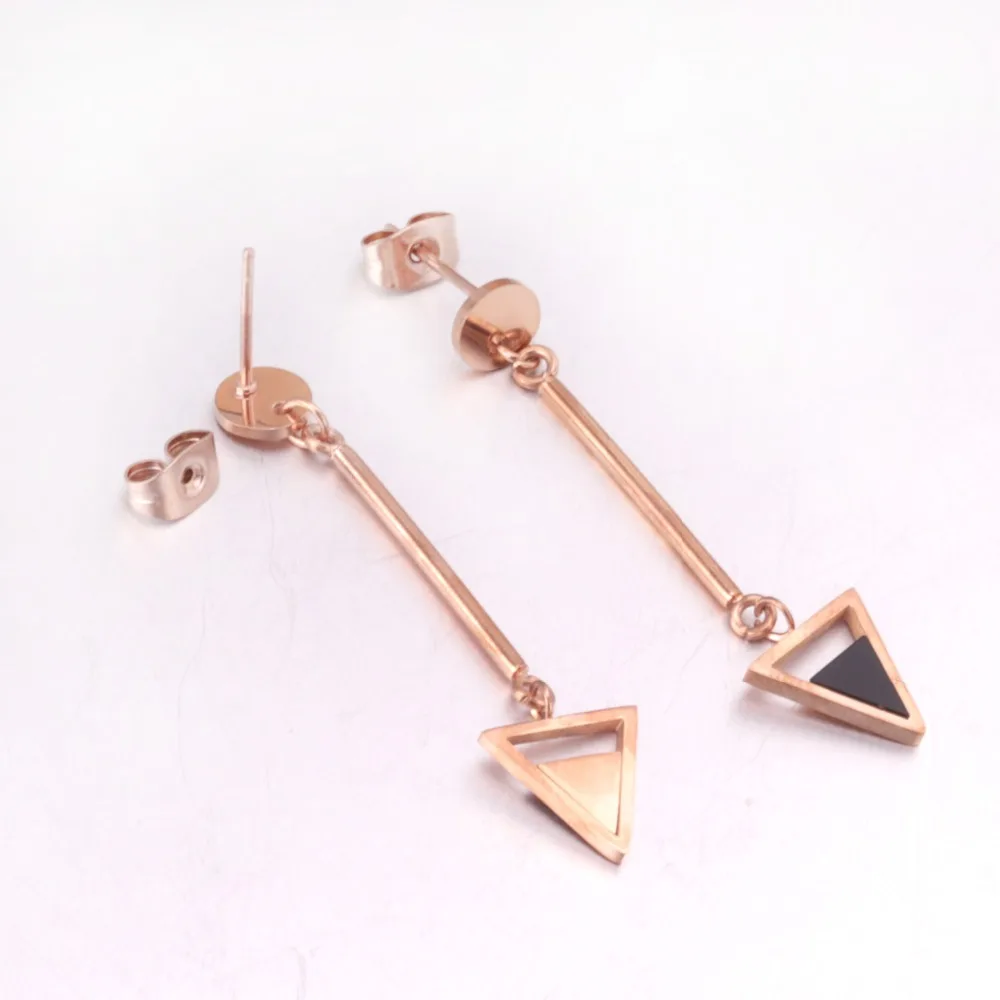 LUXUKISSKIDS Traingle Shape Long Earrings 2020 Korean Style Drop&ampDangle For Women Fashion Jewelry Pendientes Party Gift | Украшения и