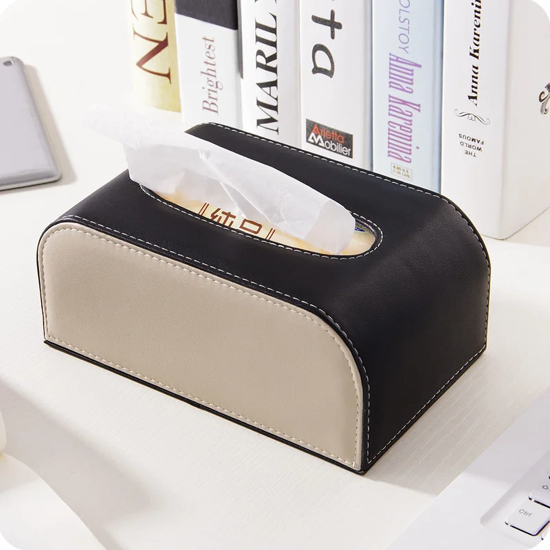 OUSSIRRO новая коробка для салфеток из искусственной кожи дома и автомобиля модный