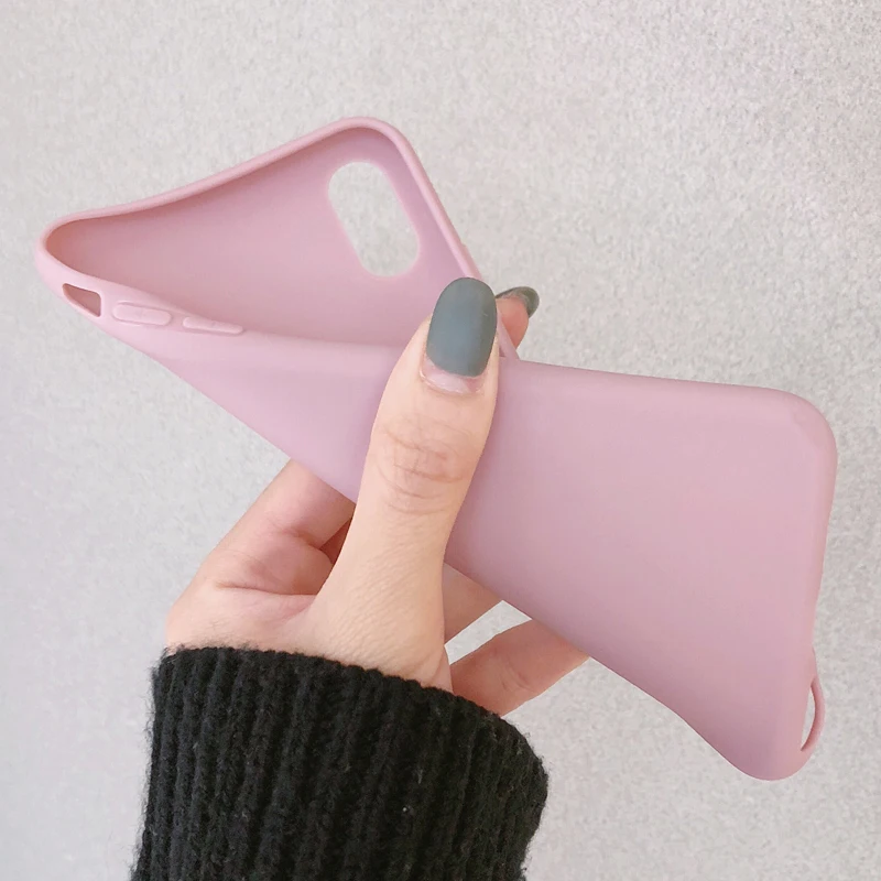 Мягкий силиконовый чехол LACK для iPhone X XS Max XR 6 6S 7 8 Plus яркий оранжевый задней панели |