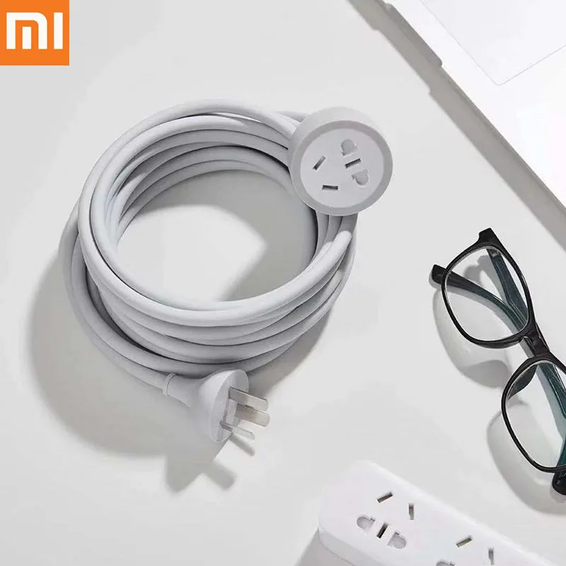 Xiaomi Mijia Patch Panel Extension Power Cable 4.8m International Combination Jack 750 Degree Flame Retardant Plug Cables HOT |