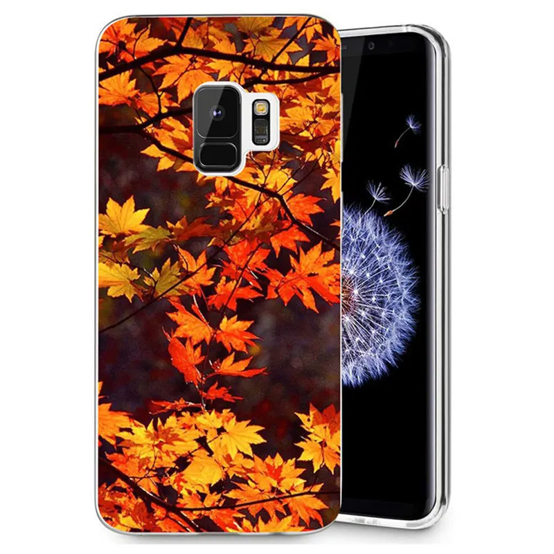 Для Samsung Galaxy S9 S9Plus S8 Plus S7 edge Note 8 J230 J500 J720 A3 A5 2016 TPU силиконовый чехол с цветочным