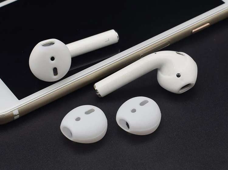 2 пары амбушюры для Airpods беспроводной Bluetooth универсальный iPhone наушники