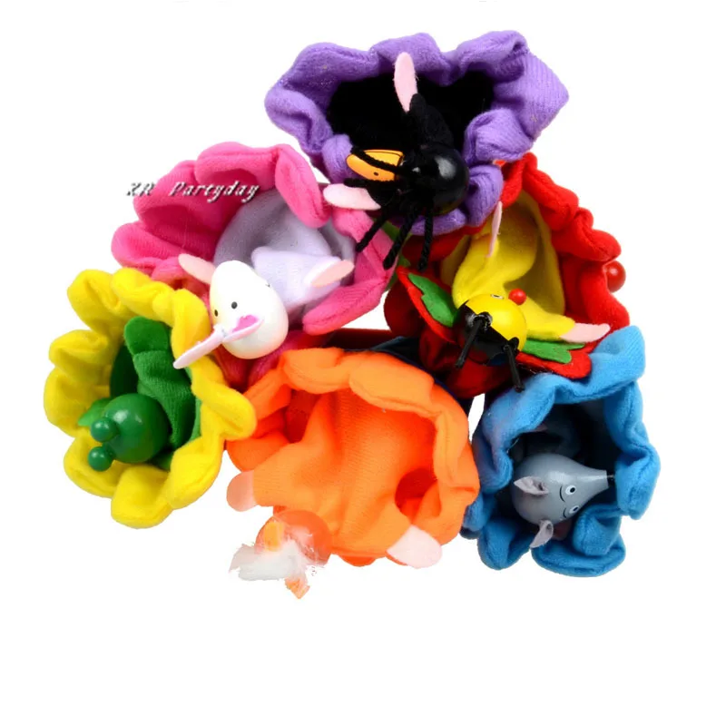 Классические выдвижные игрушки в виде животных для игры прятки детские куклы