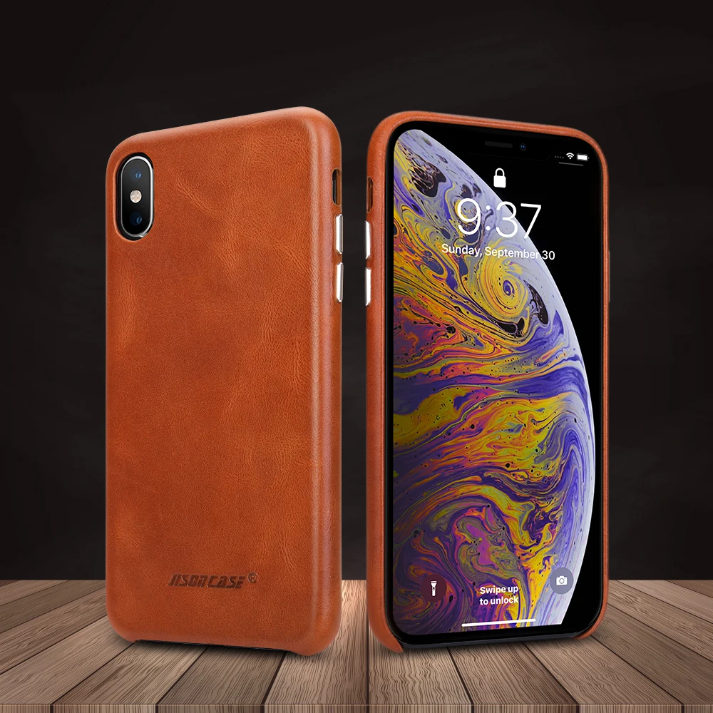 Jisoncase Чехол для Телефона iPhone XS MAX кожаный чехол 6 5 дюймов Роскошный телефона