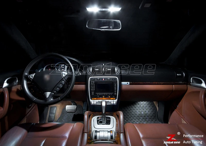 19 шт. светодиодный фонарь для номерного знака для Porsche Cayenne 958 светодиодный внутренний купол карта лампа для чтения(2011