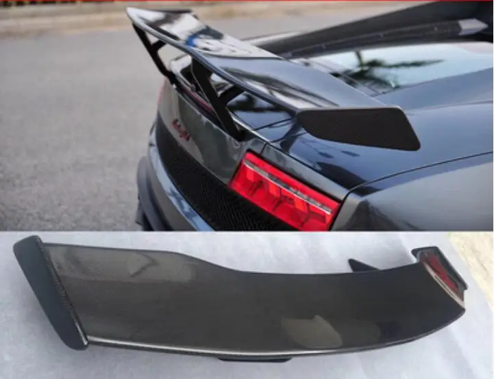 Gallardo LP Реальные углеродного волокна для заднего крыла багажник выступ Спойлеры