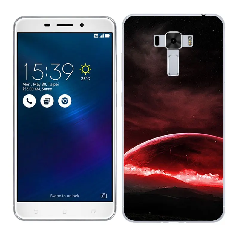 Силиконовая задняя крышка для ASUS Zenfone 3 Laser ZC551 чехлы телефонов ZC551KL мягкая из ТПУ с