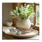 Полностью квадратные вышитые бриллиантами лилии, 5D DIY Алмазная картина, вышивка крестом, цветок, круглая бриллиантовая мозаика пейзаж