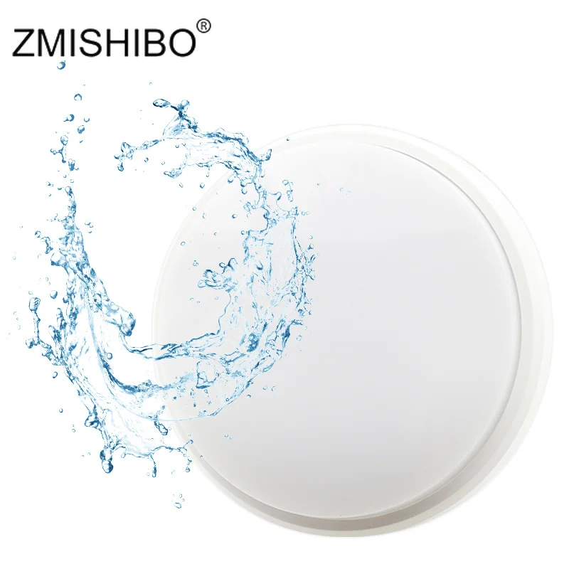 ZMISHIBO светодиодный потолочный светильник круглой формы IP54 водонепроницаемый 220 В