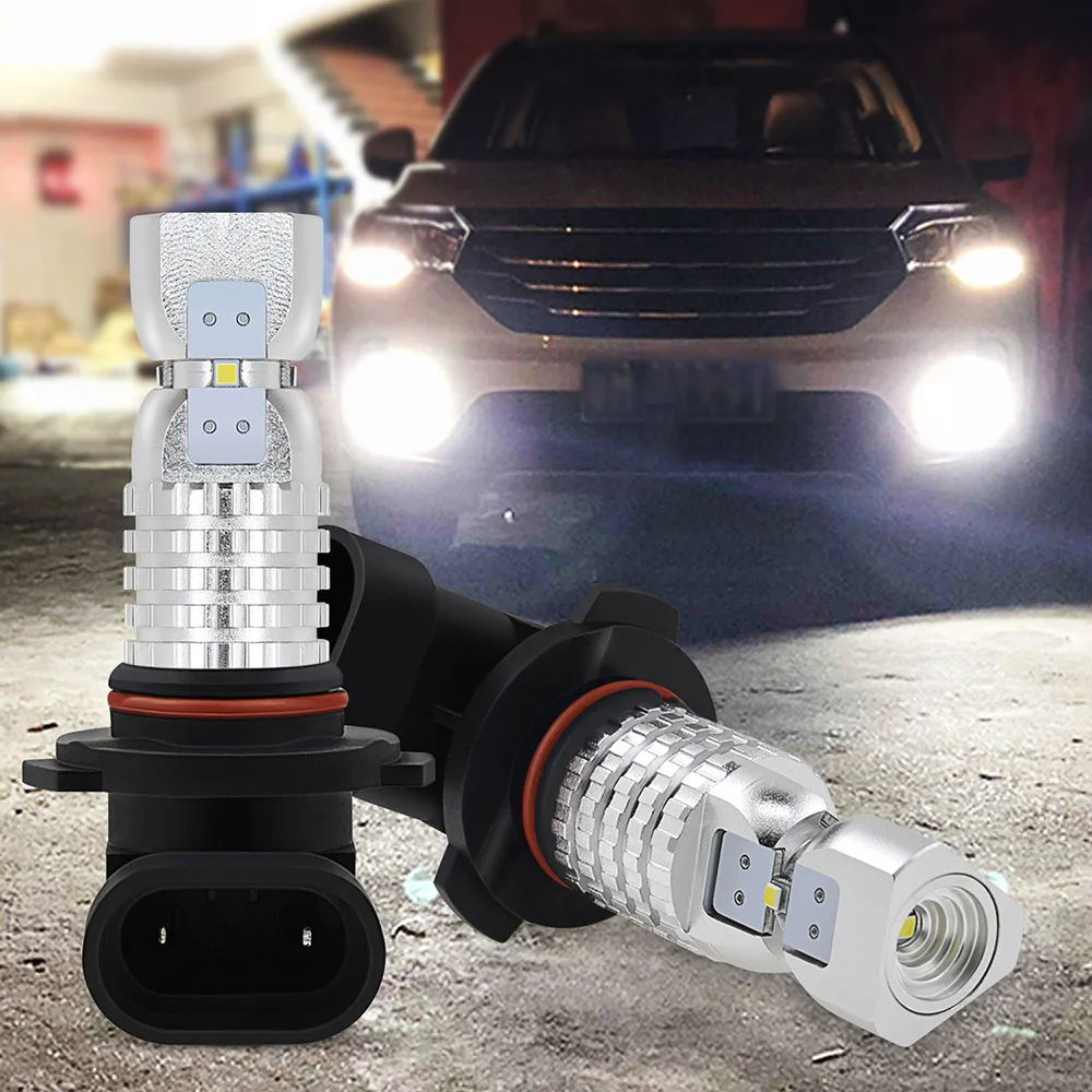 2x автомобиль H8 H11 светодиодный H10 9005 HB3 9006 HB4 H16 PSX24W светодиодный SMD Противотуманные фары дневные фары лампы дневного света лампочки поворот Парковка лампы 12 V