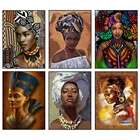 Алмазная вышивка, картина 5d, египетская королева, африканские индейцы, женщины, Алмазная мозаика, картина из квадратных страз