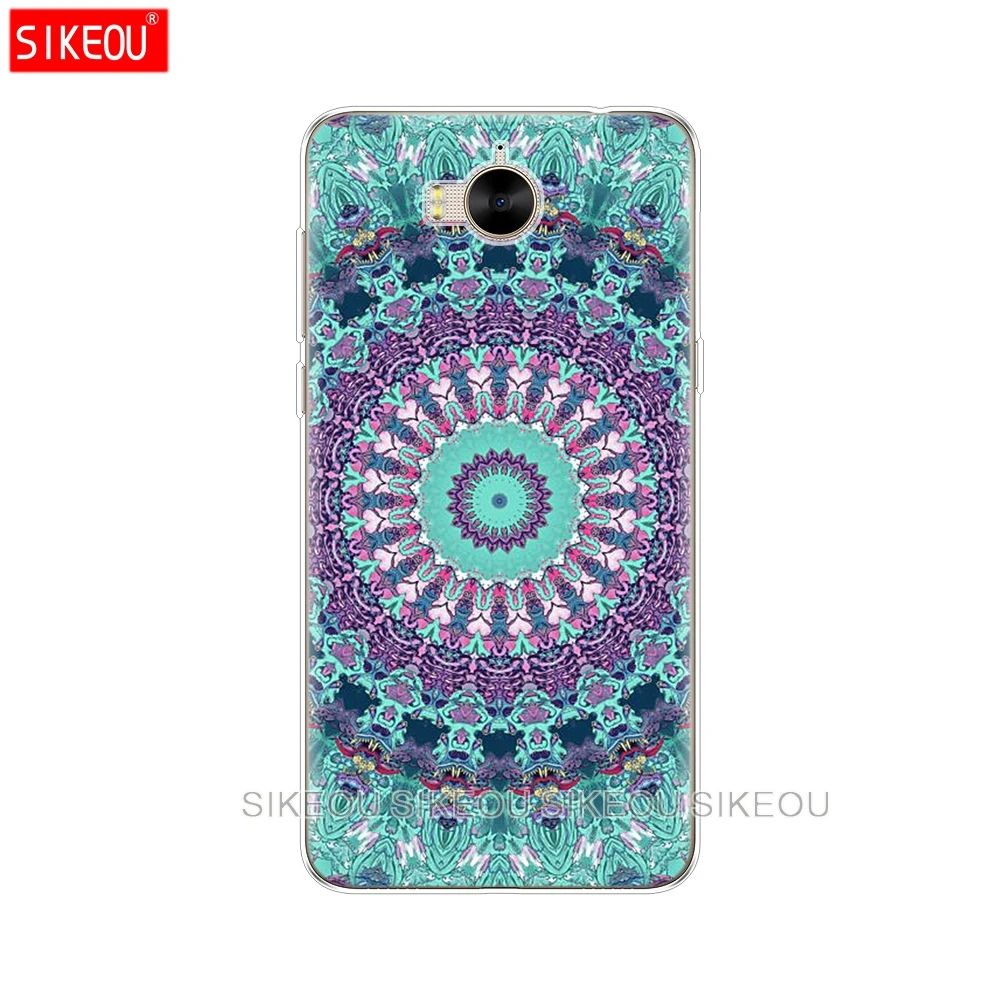 Силиконовый чехол для телефона huawei Y3 Y6 Y5 2 II 2017 nova 2s LITE plus mandala pantalla|Бамперы| |