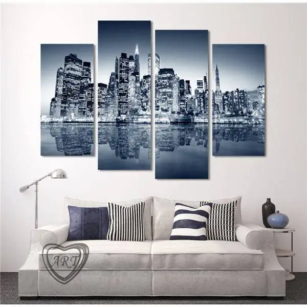 4 панели высокого качества домашний декор настенная живопись художественные