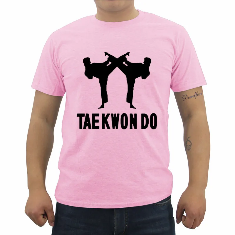 Новинка Мужская футболка Tae Kwon для тхэквондо боевые искусства Повседневная