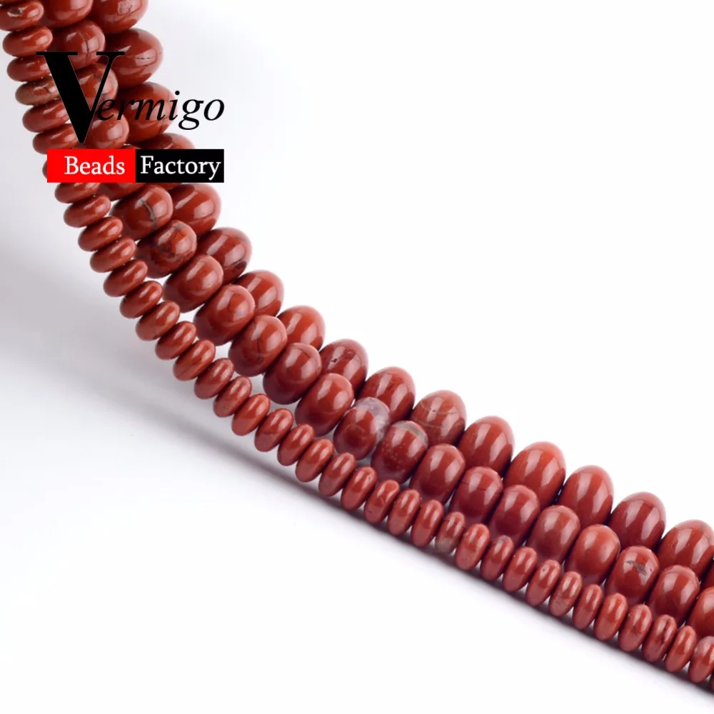 2x4x6x8 мм натуральный камень красные яшмы Abacus бусины Rondelle аксессуары разделительные бусины для самостоятельного изготовления ювелирных изделий браслет