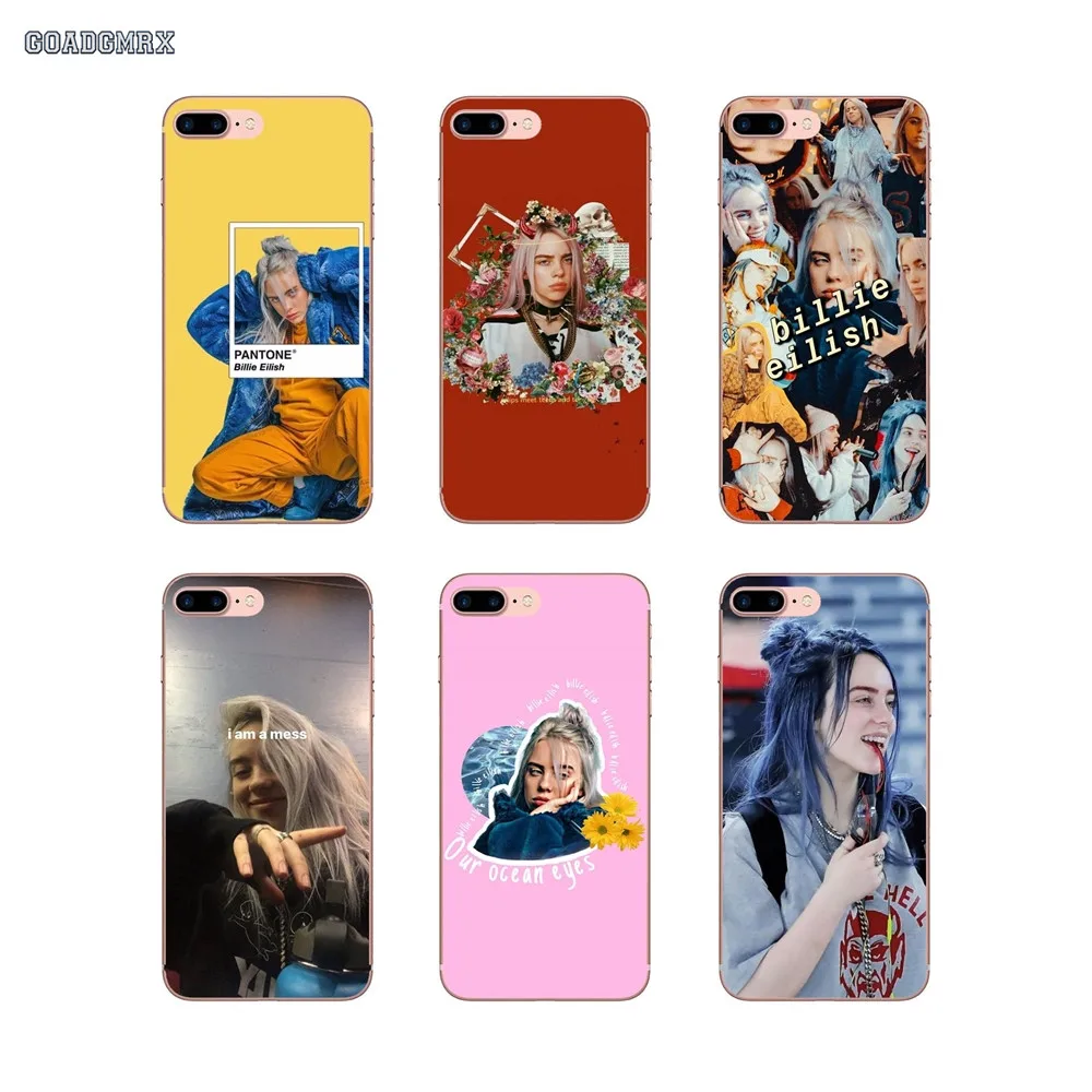 TPU Прозрачный чехол Billie Eilish Hot Music Singer для Huawei P Smart G7 G8 P7 Mate 10 P20 Pro P8 P9 P10 Lite Mini GR5