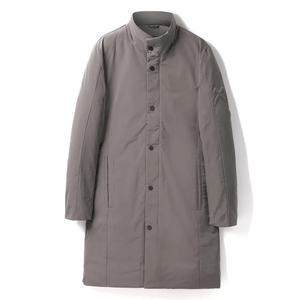 New Winter Casual Thick Down Jacket Men Warm Fashion Quality Long 90% White Duck Coat Male Stand Collar Parkas HI-Q | Мужская одежда