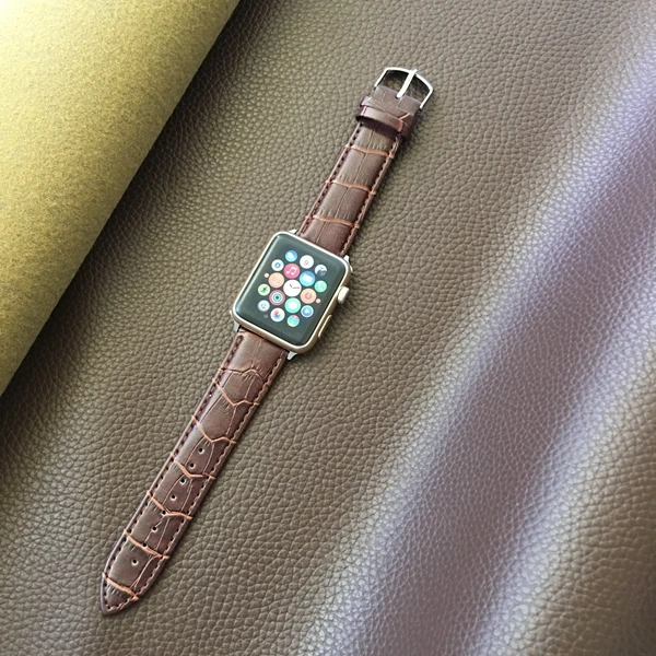 Лучший из фабрики Кожаный ремешок для Apple Watch Band 42 мм 38 мм 40 мм 44 мм для iWatch Band Спортивная пряжка 4 3 2 1 серия 5