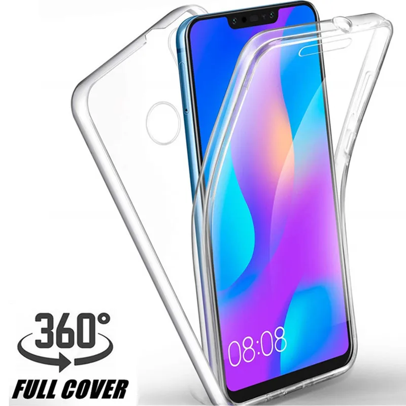 Чехол на 360 градусов для Xiaomi Redmi Note 7 6 Pro Redmi 7A 6A GO 5 Pro 4X 5 Plus Mi 9 Lite Mi 9T A3 8 Lite A1 A2 чехол на весь корпус с сенсорным экраном