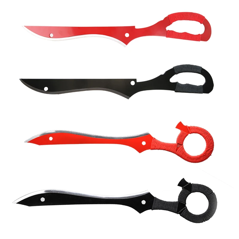 

Kill La Kill Ryuko Matoi Wields Sword-Real Steel Scissor Blade Cosplay Decorative Red / Black Color Two Shape For Choice