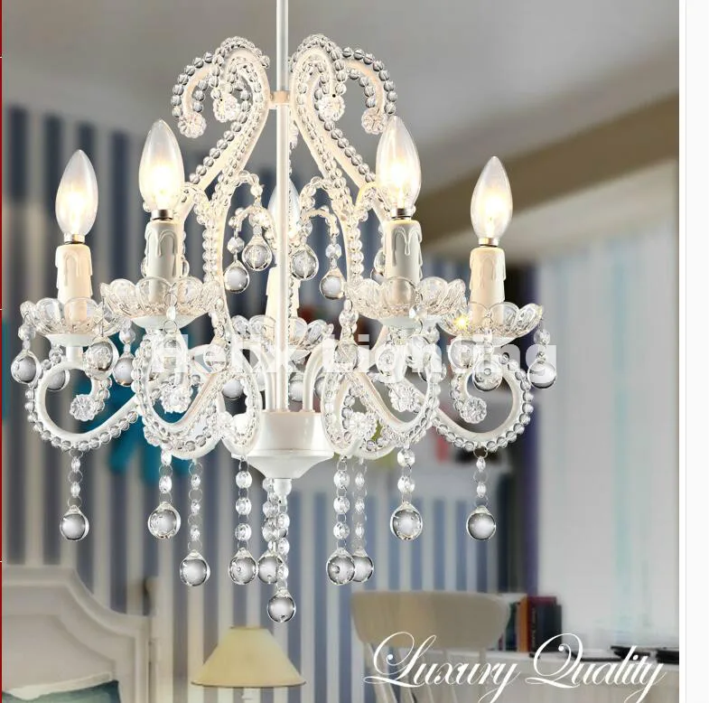 Бесплатная доставка розовая люстра в стиле ар деко смешанный цвет белый E14