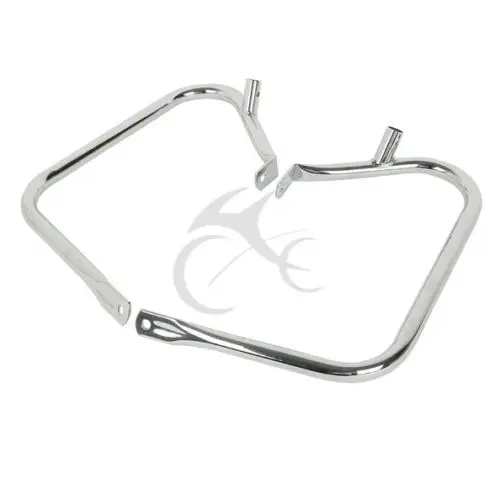 Сумки для сумок для мотоциклов, стальной защитный Кронштейн для Harley Touring Road King Electra Glide Road Glide 1997-2013