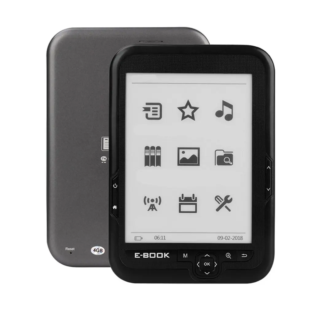 BK6006 HD 6 дюймов 4G/8G/16G читатель электронных книг Comfortlight Pro читатель книг