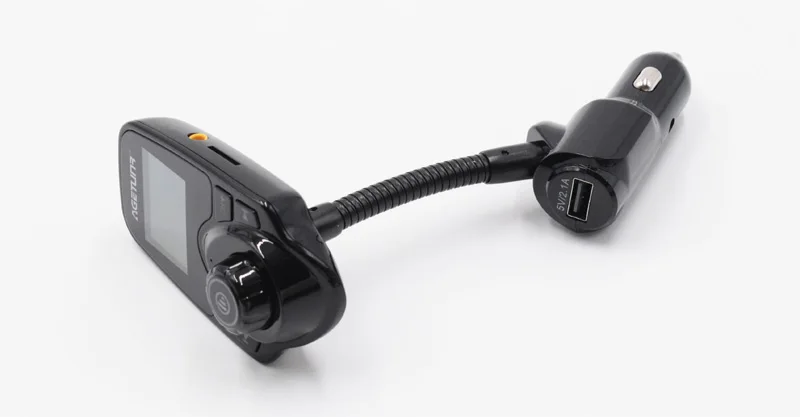Автомобильный комплект AGETUNR Bluetooth AUX, комплект громкой связи, fm-передатчик, MP3 музыкальный плеер, 5 В, 2.1A, USB Автомобильное зарядное устройство, дисплей 1,44 дюйма