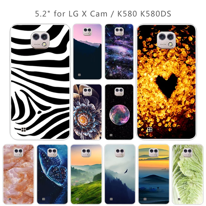 Чехлы для LG X Cam K580 K580Y Xcam K580DS 5 2 дюйма чехлы из мягкого силикона прозрачный ТПУ
