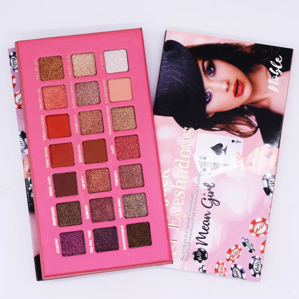 Макияж блэкджек девушки 21 Цвет Тени для век Pallete sombra de olho Maquiagem Профессиональный