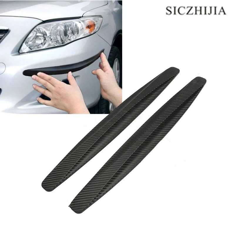 1 пара полосок для бампера из углеродного волокна Toyota Camry Corolla RAV4 Yaris Highlander/Land
